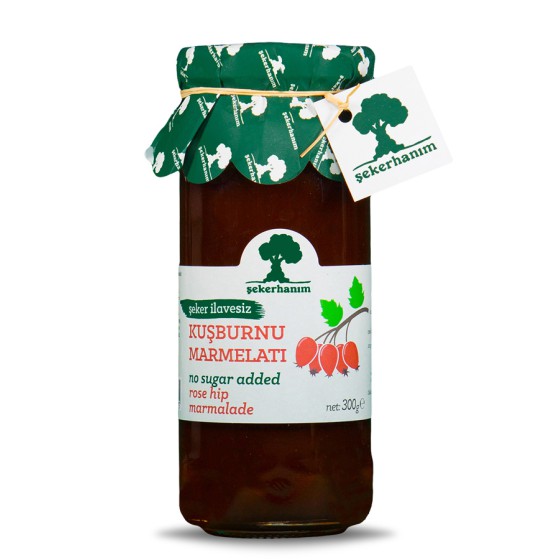 Şekerhanım Şeker İlavesiz Kuşburnu Marmelatı 300 g