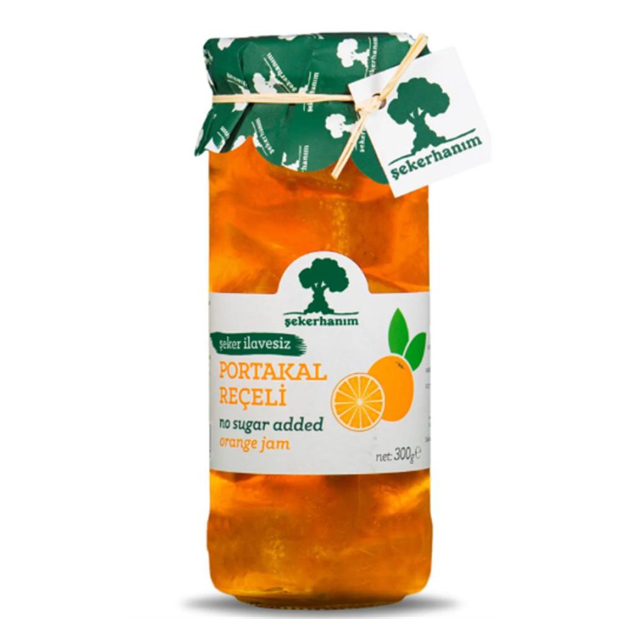 Şekerhanım Şeker İlavesiz Portakal Reçeli 300 g