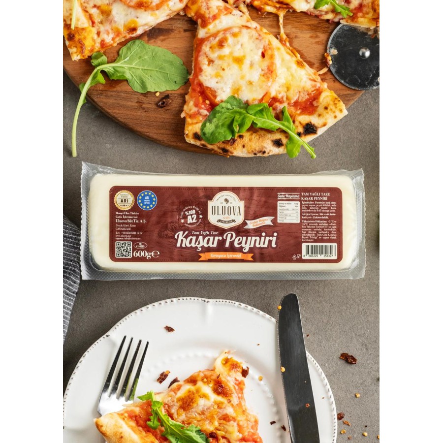 Uluova Çiftliği Taze Kaşar Peyniri 600 g