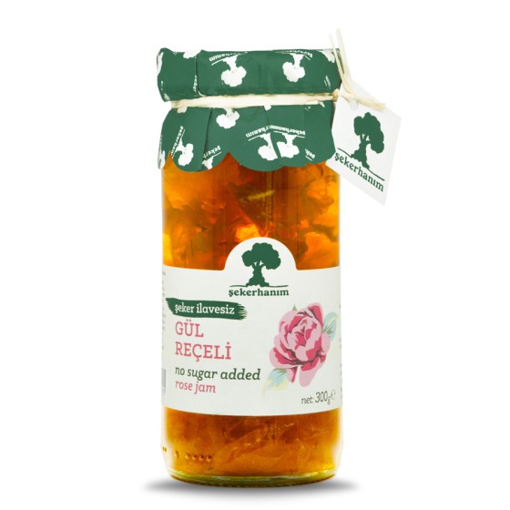 Şekerhanım Şeker İlavesiz Gül Reçeli 300 g