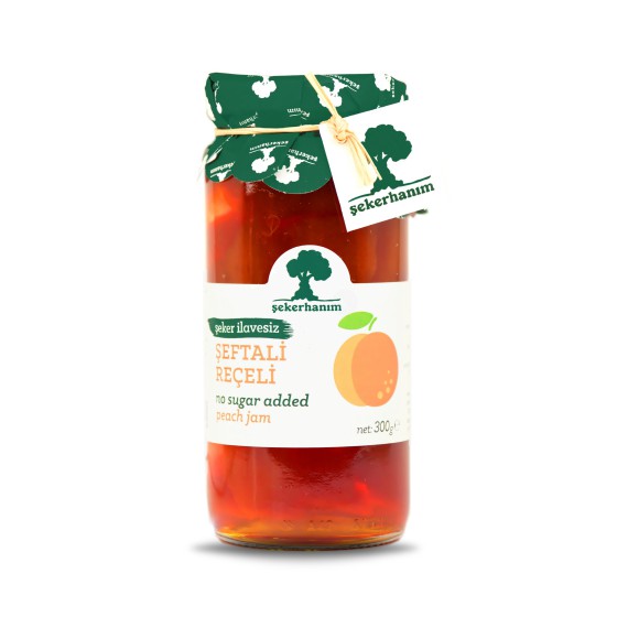 Şekerhanım Şeker İlavesiz Şeftali Reçeli 300 g