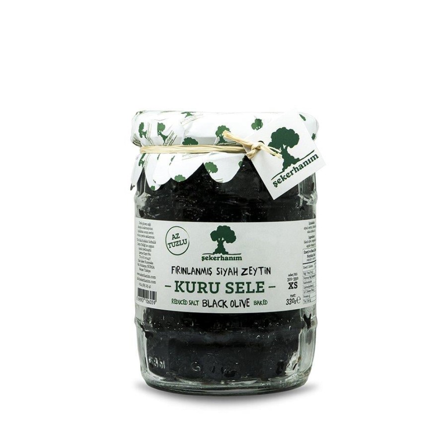 Şekerhanım Siyah Kuru Sele Zeytin 330 g