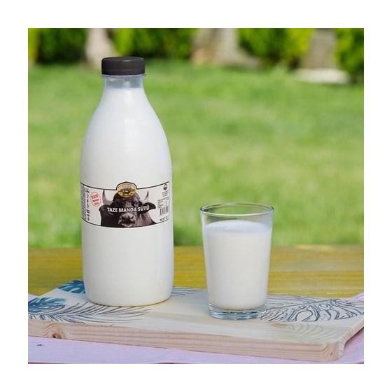 Tam Yağlı Manda Sütü 1 l