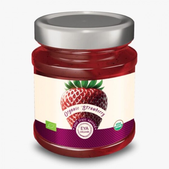 Organik Çilek Marmelatı 320 g